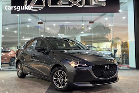 Grey 2021 Mazda 2 Sedan G15 Pure
