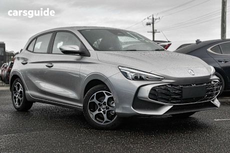 Silver 2024 MG MG3 Hatchback Excite Hybrid+