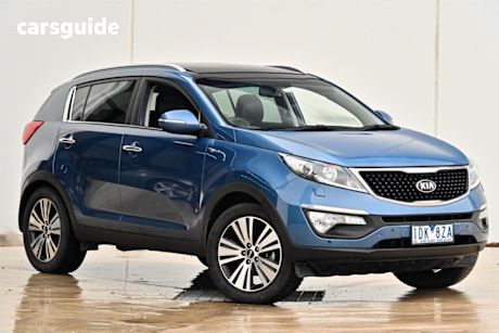 Blue 2014 Kia Sportage Wagon Platinum (Awd)