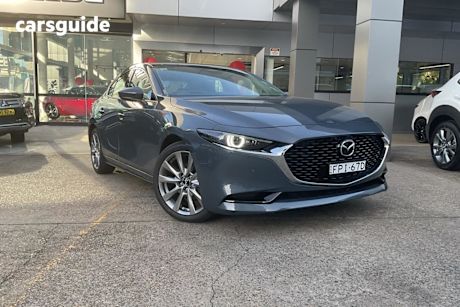 Grey 2024 Mazda 3 Sedan G25 Astina