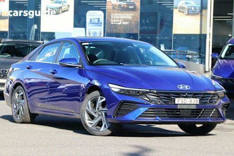Blue 2025 Hyundai I30 Sedan Premium