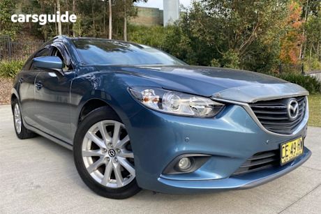 Blue 2013 Mazda 6 Wagon Touring