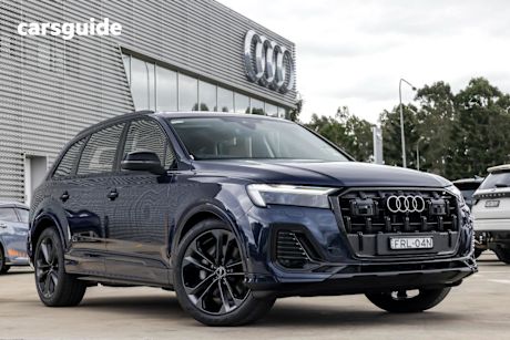 Blue 2024 Audi Q7 Wagon 45 TDI Quattro Mhev