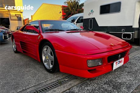 Red 1991 Ferrari 348 Targa TS