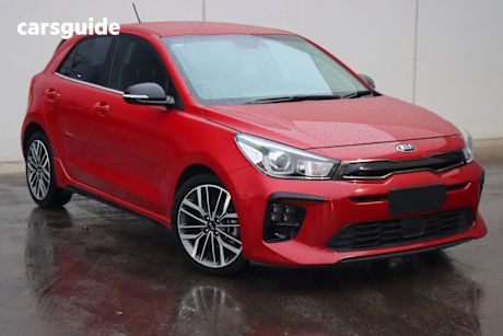 Red 2020 Kia RIO Hatchback GT-Line