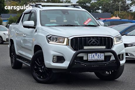 White 2020 LDV T60 Double Cab Utility Trailrider (4X4)