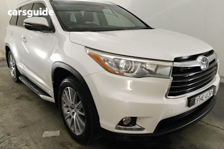 White 2014 Toyota Kluger Wagon Grande (4X4)