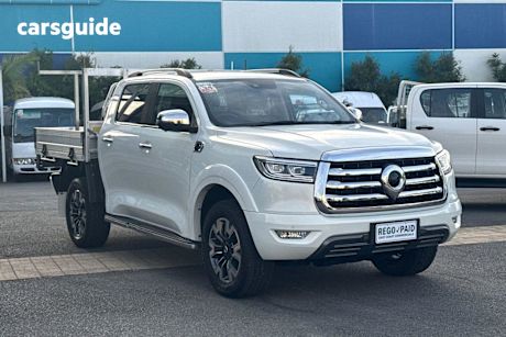 White 2022 GWM UTE Ute Tray Cannon-L CC