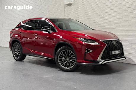 Red 2015 Lexus RX350 Wagon F Sport