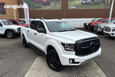 White 2025 GWM Cannon Alpha Dual Cab Utility Ultra Phev (4X4)