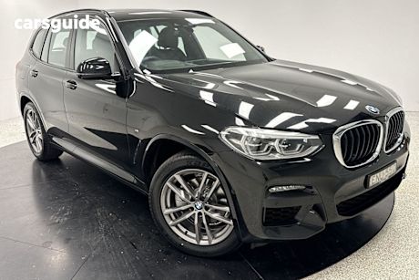 Black 2020 BMW X3 Wagon Sdrive20I M Sport