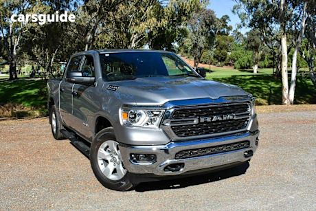Silver 2024 Ram 1500 Crew Cab Utility BIG Horn (6-4 Tub) Mhev (4X4)