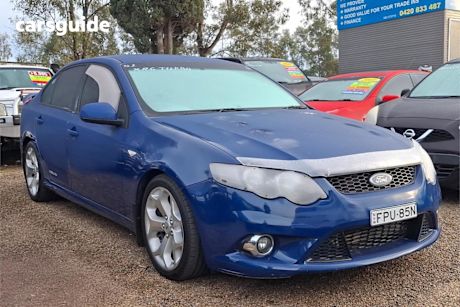 Blue 2009 Ford Falcon Sedan XR6T