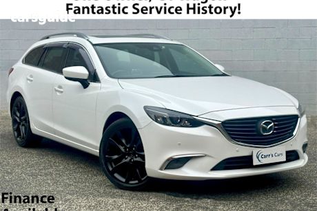 White 2017 Mazda 6 Wagon GT