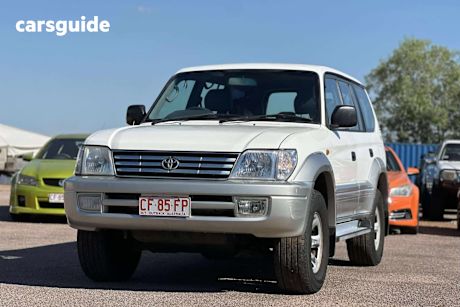 White 2002 Toyota Landcruiser Prado Wagon GXL (4X4)