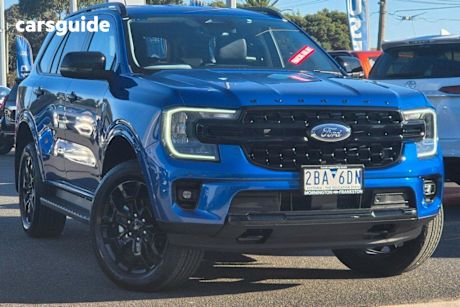 Blue 2024 Ford Everest Wagon Sport (Rwd)