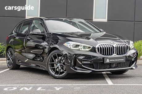 Black 2021 BMW 118I Hatchback M Sport