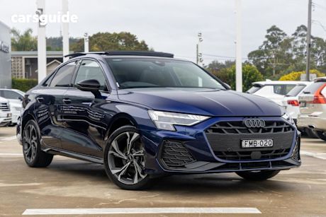 Blue 2025 Audi A3 Sedan 35 Tfsi S Line (mhev)