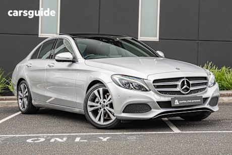 Silver 2017 Mercedes-Benz C200 Sedan