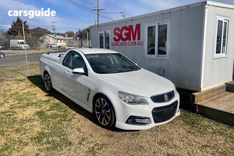 White 2013 Holden UTE Ute Tray SS-V VF