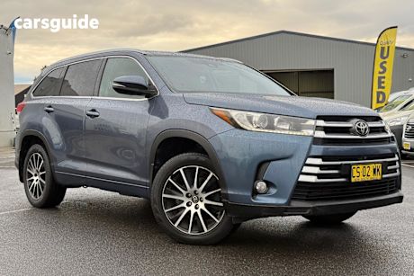 Blue 2018 Toyota Kluger Wagon Grande (4X4)