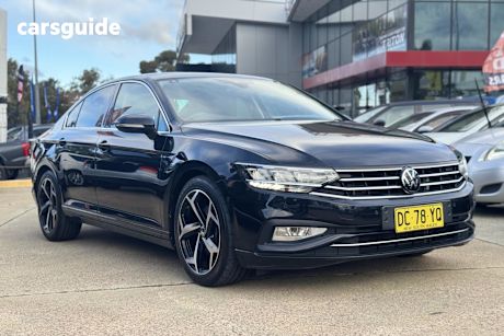 Black 2021 Volkswagen Passat Sedan 140TSI Business