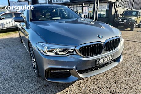 Grey 2017 BMW 5 Sedan