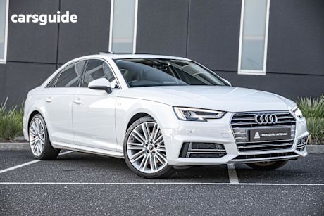White 2018 Audi A4 Sedan 1.4 Tfsi S Tronic S Line