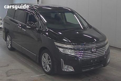 Black 2011 Nissan Elgrand Wagon Highway Star
