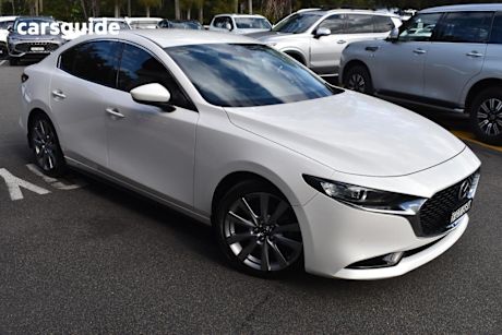 White 2021 Mazda 3 Hatchback G25 GT