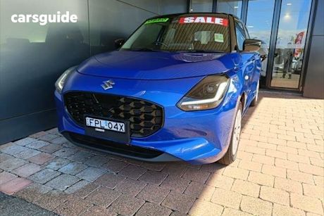 Blue 2024 Suzuki Swift Hatchback Hybrid