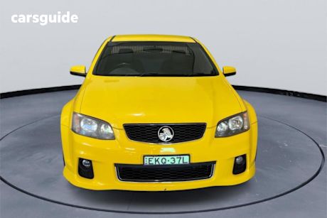 Yellow 2012 Holden Commodore Utility SV6 Z-Series