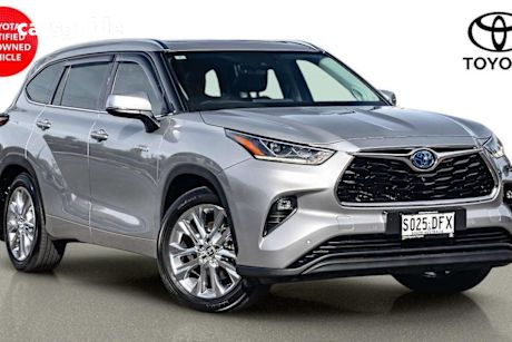 Silver 2021 Toyota Kluger Wagon Grande Hybrid AWD