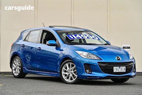 Blue 2012 Mazda 3 Hatchback SP25