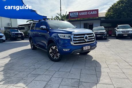 Blue 2021 GWM UTE Dual Cab Utility Cannon-X (4X4)