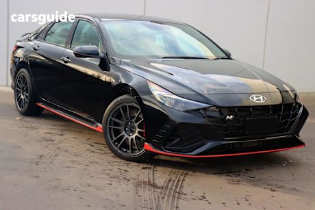 Black 2023 Hyundai I30 Sedan N Premium