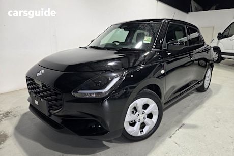 Black 2024 Suzuki Swift Hatchback Hybrid Plus