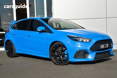 Blue 2017 Ford Focus Hatchback RS