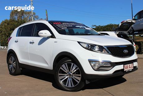 White 2014 Kia Sportage Wagon Platinum (awd)