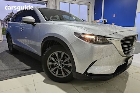 Silver 2022 Mazda CX-9 Wagon Touring (fwd)