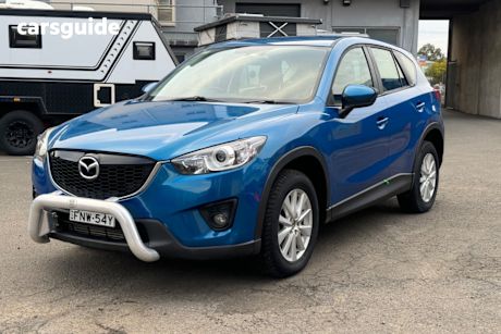Blue 2013 Mazda CX-5 Wagon Maxx Sport (4X4)