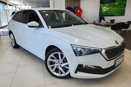 White 2023 Skoda Scala Hatchback Signature 110TSI
