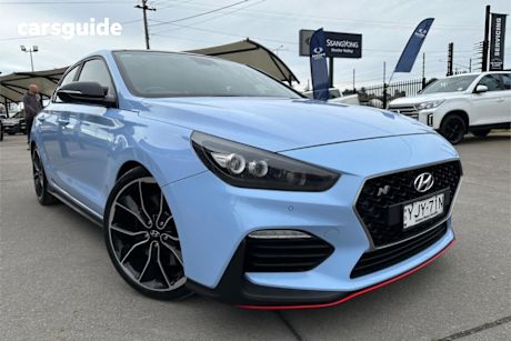 Blue 2019 Hyundai I30 Fastback Fastback N Performance