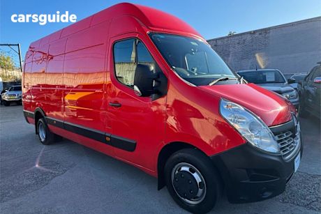 Red 2017 Renault Master Commercial High Roof ELWB AMT RWD