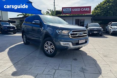 Blue 2017 Ford Everest Wagon Trend