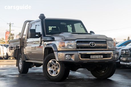 Gold 2017 Toyota Landcruiser Double Cab Chassis GXL (4X4)