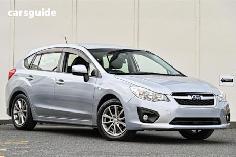 Blue 2014 Subaru Impreza Hatchback 2.0I (awd)