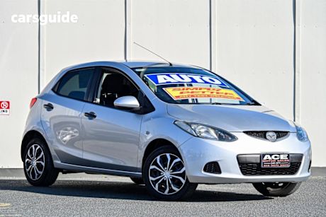 Silver 2009 Mazda 2 Hatchback NEO