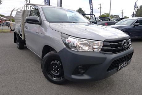 Silver 2022 Toyota Hilux Cab Chassis Workmate (4X2)