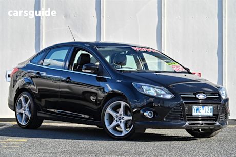 Black 2011 Ford Focus Sedan Titanium